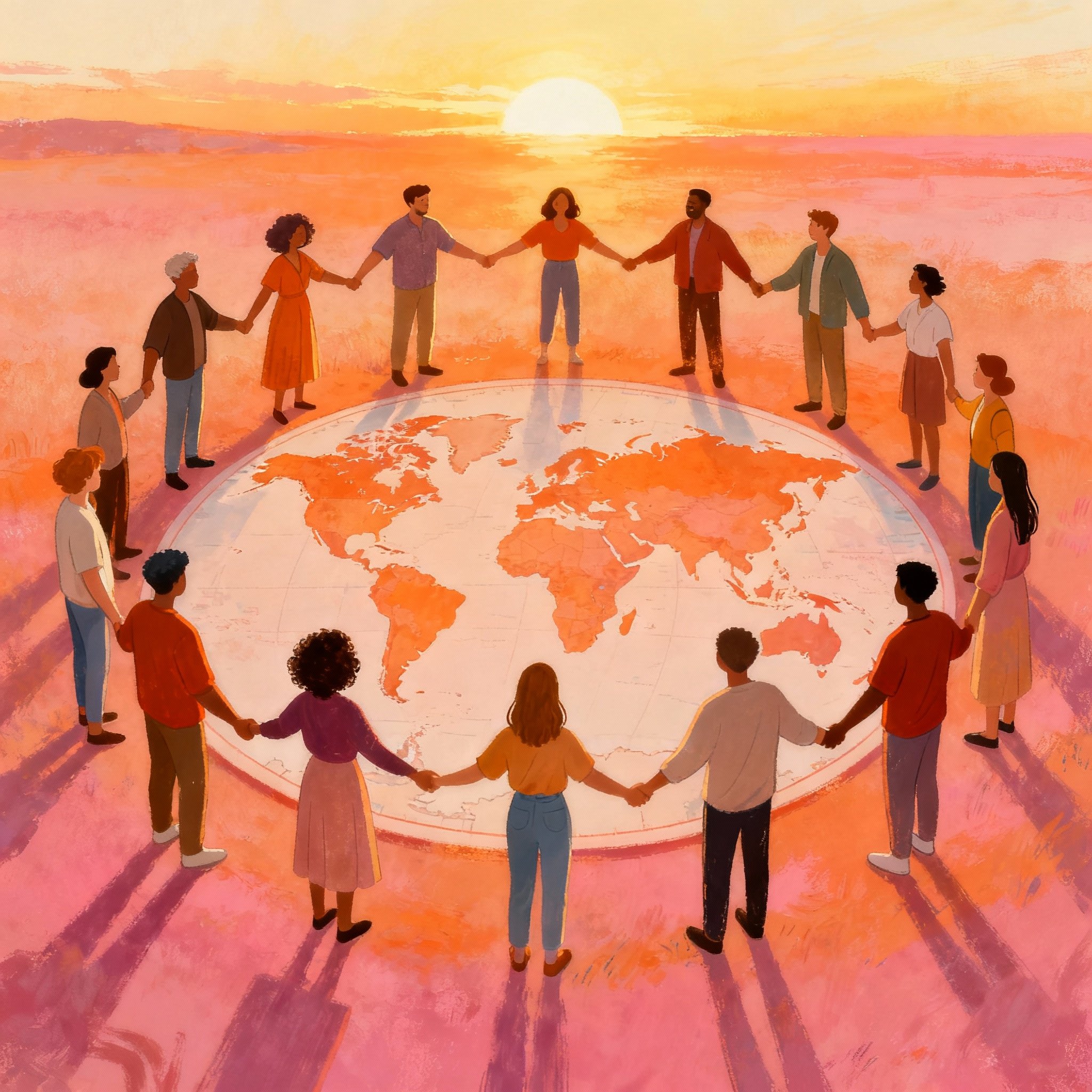 Heartfelt prayer for world peace and harmony among nations