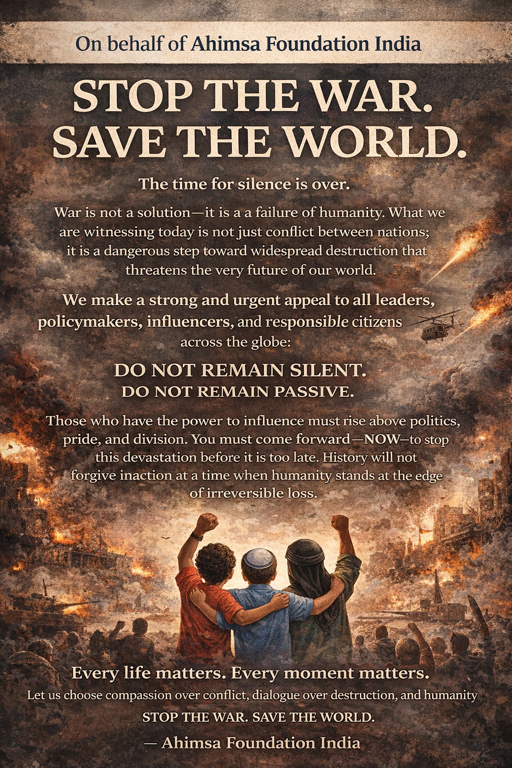 Stop the War - Save The World
