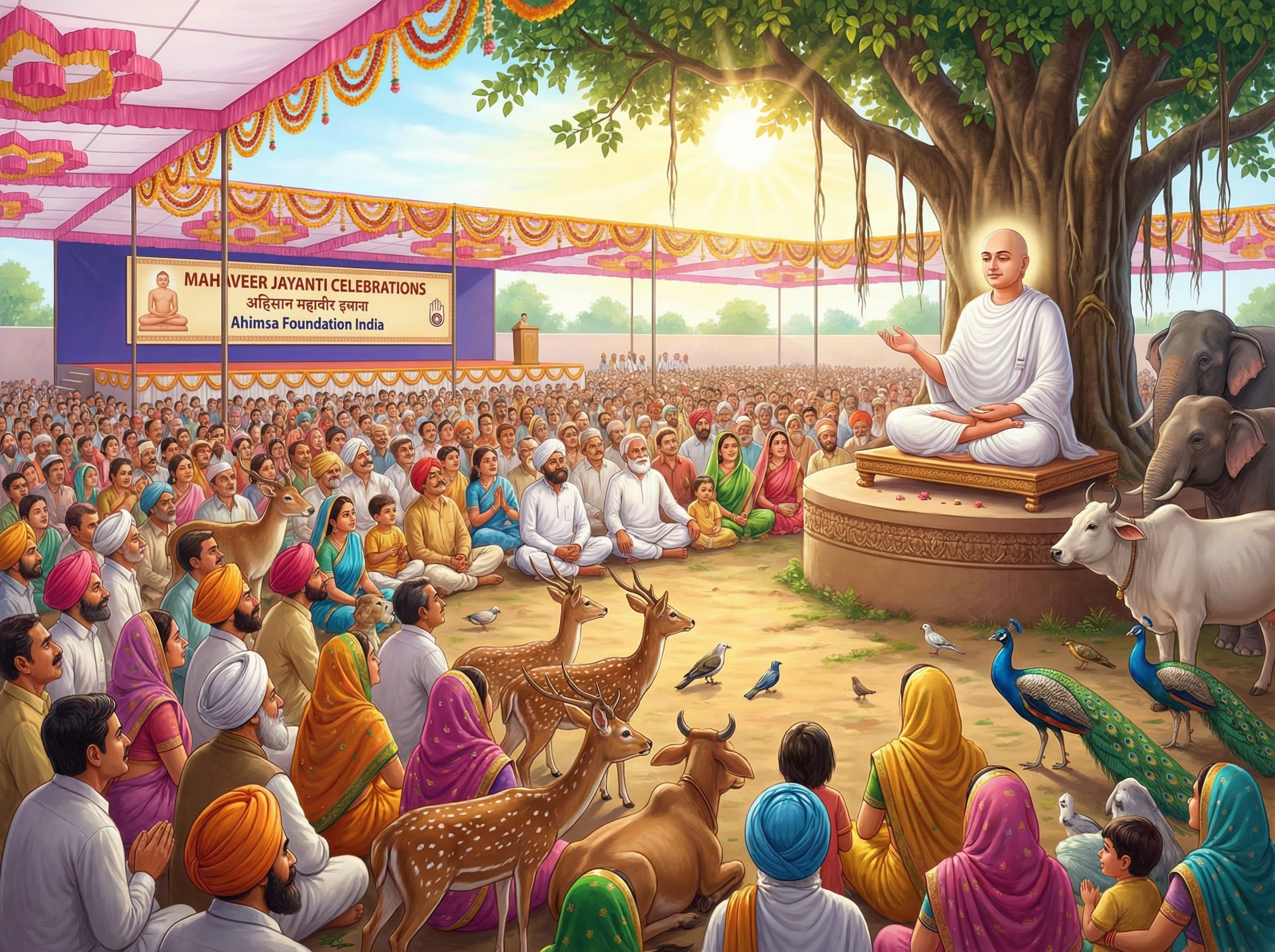 अहिंसामूर्ती भगवान महावीर अहिंसामूर्ती भगवान महावीर