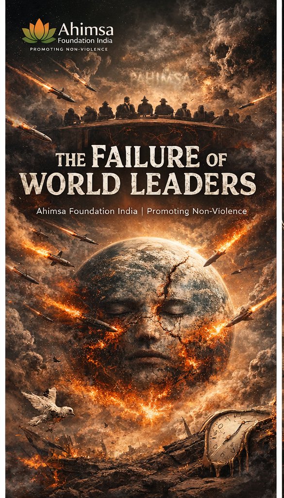 THE FAILURE OF WORLD LEADERS Ahimsa Foundation India | Promoting Non-Violence