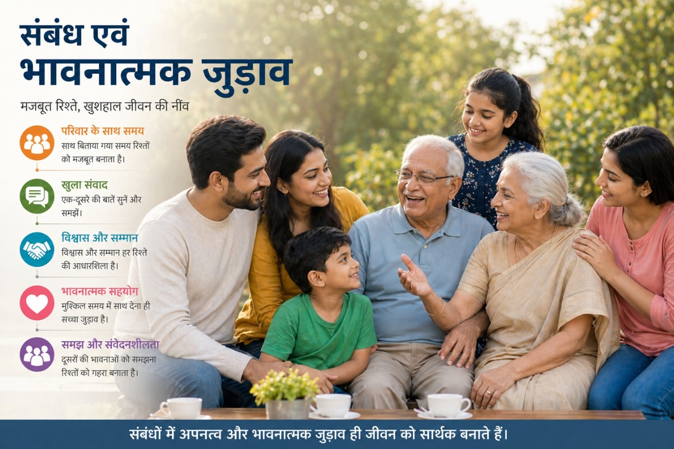 	संबंध एवं भावनात्मक जुड़ाव: सशक्त समा�